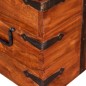 vidaXL Set de baúles de almacenamiento de madera maciza 2 piezas vidaXL Set de baúles de almacenamiento de madera maciza 2 piezas