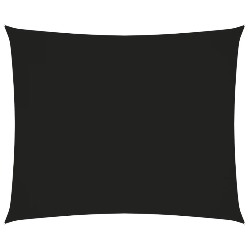 vidaXL Toldo de vela rectangular tela Oxford negro 3,5x4,5 m vidaXL Toldo de vela rectangular tela Oxford negro 3,5x4,5 m