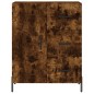 vidaXL Aparador de madera de ingeniería roble ahumado 69,5x34x90 cm vidaXL Aparador de madera de ingeniería roble ahumado 69,5x34x90 cm