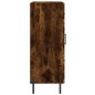 vidaXL Aparador de madera de ingeniería roble ahumado 69,5x34x90 cm vidaXL Aparador de madera de ingeniería roble ahumado 69,5x34x90 cm