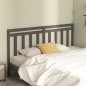 vidaXL Cabecero de cama madera maciza de pino gris 206x4x100 cm vidaXL Cabecero de cama madera maciza de pino gris 206x4x100 cm