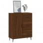 vidaXL Aparador de madera de ingeniería marrón roble 69,5x34x90 cm vidaXL Aparador de madera de ingeniería marrón roble 69,5x34x90 cm