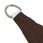 vidaXL Toldo de vela rectangular tela Oxford marrón 2x4,5 m vidaXL Toldo de vela rectangular tela Oxford marrón 2x4,5 m