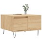 vidaXL Mesa de centro madera contrachapada roble Sonoma 55x55x36,5 cm vidaXL Mesa de centro madera contrachapada roble Sonoma 55x55x36,5 cm