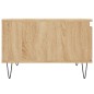vidaXL Mesa de centro madera contrachapada roble Sonoma 55x55x36,5 cm vidaXL Mesa de centro madera contrachapada roble Sonoma 55x55x36,5 cm