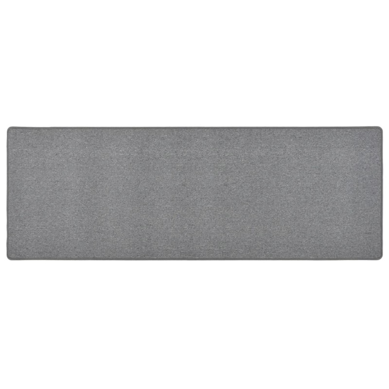 vidaXL Alfombra de pasillo gris oscuro 80x250 cm vidaXL Alfombra de pasillo gris oscuro 80x250 cm
