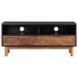 vidaXL Mueble para TV de madera maciza de acacia y MDF 100x35x45 cm vidaXL Mueble para TV de madera maciza de acacia y MDF 100x35x45 cm