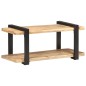 vidaXL Mueble para TV de madera maciza de mango rugosa 90x40x40 cm