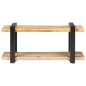 vidaXL Mueble para TV de madera maciza de mango rugosa 90x40x40 cm