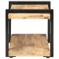 vidaXL Mueble para TV de madera maciza de mango rugosa 90x40x40 cm