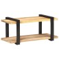 vidaXL Mueble para TV de madera maciza de mango rugosa 90x40x40 cm