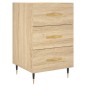 vidaXL Mesita de noche madera de ingeniería roble Sonoma 40x40x66 cm vidaXL Mesita de noche madera de ingeniería roble Sonoma 40x40x66 cm