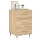 vidaXL Mesita de noche madera de ingeniería roble Sonoma 40x40x66 cm vidaXL Mesita de noche madera de ingeniería roble Sonoma 40x40x66 cm