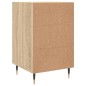 vidaXL Mesita de noche madera de ingeniería roble Sonoma 40x40x66 cm vidaXL Mesita de noche madera de ingeniería roble Sonoma 40x40x66 cm