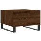 vidaXL Mesa de centro madera contrachapada roble marrón 55x55x36,5 cm vidaXL Mesa de centro madera contrachapada roble marrón 55x55x36,5 cm