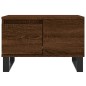 vidaXL Mesa de centro madera contrachapada roble marrón 55x55x36,5 cm vidaXL Mesa de centro madera contrachapada roble marrón 55x55x36,5 cm
