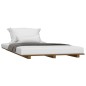 vidaXL Estructura de cama madera maciza pino marrón miel 100x200 cm vidaXL Estructura de cama madera maciza pino marrón miel 100x200 cm