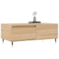 vidaXL Mesa de centro madera contrachapada roble Sonoma 90x50x36,5 cm vidaXL Mesa de centro madera contrachapada roble Sonoma 90x50x36,5 cm