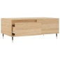 vidaXL Mesa de centro madera contrachapada roble Sonoma 90x50x36,5 cm vidaXL Mesa de centro madera contrachapada roble Sonoma 90x50x36,5 cm