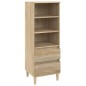 vidaXL Aparador alto madera contrachapada roble Sonoma 40x36x110 cm vidaXL Aparador alto madera contrachapada roble Sonoma 40x36x110 cm