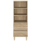 vidaXL Aparador alto madera contrachapada roble Sonoma 40x36x110 cm vidaXL Aparador alto madera contrachapada roble Sonoma 40x36x110 cm