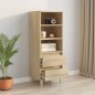 vidaXL Aparador alto madera contrachapada roble Sonoma 40x36x110 cm vidaXL Aparador alto madera contrachapada roble Sonoma 40x36x110 cm