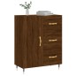 vidaXL Aparador de madera de ingeniería marrón roble 69,5x34x90 cm vidaXL Aparador de madera de ingeniería marrón roble 69,5x34x90 cm