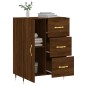 vidaXL Aparador de madera de ingeniería marrón roble 69,5x34x90 cm vidaXL Aparador de madera de ingeniería marrón roble 69,5x34x90 cm