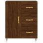 vidaXL Aparador de madera de ingeniería marrón roble 69,5x34x90 cm vidaXL Aparador de madera de ingeniería marrón roble 69,5x34x90 cm