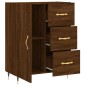 vidaXL Aparador de madera de ingeniería marrón roble 69,5x34x90 cm vidaXL Aparador de madera de ingeniería marrón roble 69,5x34x90 cm
