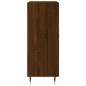 vidaXL Aparador de madera de ingeniería marrón roble 69,5x34x90 cm vidaXL Aparador de madera de ingeniería marrón roble 69,5x34x90 cm