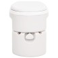 vidaXL Inodoro de camping integrado HDPE y PP blanco 24+17 L vidaXL Inodoro de camping integrado HDPE y PP blanco 24+17 L