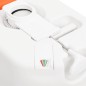vidaXL Inodoro de camping integrado HDPE y PP blanco 24+17 L vidaXL Inodoro de camping integrado HDPE y PP blanco 24+17 L