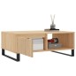 vidaXL Mesa de centro madera de ingeniería roble Sonoma 90x60x35 cm