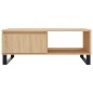 vidaXL Mesa de centro madera de ingeniería roble Sonoma 90x60x35 cm