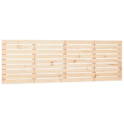 vidaXL Cabecero de cama de pared madera maciza de pino 166x3x63 cm
