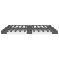 vidaXL Cama de palets madera maciza de pino gris 120x200 cm vidaXL Cama de palets madera maciza de pino gris 120x200 cm