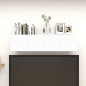 vidaXL Mueble de salón pared 4 uds blanco y roble Sonoma 30,5x30x30 cm