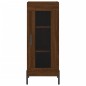 vidaXL Aparador madera de ingeniería marrón roble 34,5x34x90 cm