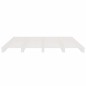 vidaXL Cama de palets de madera maciza de pino blanca 140x190 cm vidaXL Cama de palets de madera maciza de pino blanca 140x190 cm