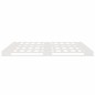 vidaXL Cama de palets de madera maciza de pino blanca 140x190 cm vidaXL Cama de palets de madera maciza de pino blanca 140x190 cm