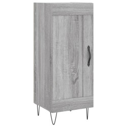 vidaXL Aparador madera de ingeniería gris Sonoma 34,5x34x90 cm
