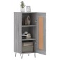 vidaXL Aparador madera de ingeniería gris Sonoma 34,5x34x90 cm vidaXL Aparador madera de ingeniería gris Sonoma 34,5x34x90 cm