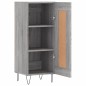 vidaXL Aparador madera de ingeniería gris Sonoma 34,5x34x90 cm vidaXL Aparador madera de ingeniería gris Sonoma 34,5x34x90 cm