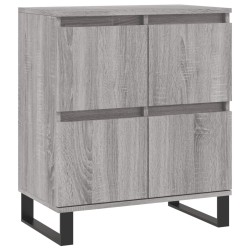 vidaXL Aparador de madera contrachapada gris Sonoma 60x35x70 cm