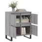 vidaXL Aparador de madera contrachapada gris Sonoma 60x35x70 cm vidaXL Aparador de madera contrachapada gris Sonoma 60x35x70 cm