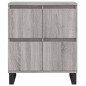 vidaXL Aparador de madera contrachapada gris Sonoma 60x35x70 cm vidaXL Aparador de madera contrachapada gris Sonoma 60x35x70 cm