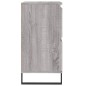 vidaXL Aparador de madera contrachapada gris Sonoma 60x35x70 cm vidaXL Aparador de madera contrachapada gris Sonoma 60x35x70 cm