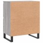 vidaXL Aparador de madera contrachapada gris Sonoma 60x35x70 cm vidaXL Aparador de madera contrachapada gris Sonoma 60x35x70 cm