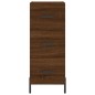 vidaXL Aparador madera de ingeniería marrón roble 34,5x34x90 cm vidaXL Aparador madera de ingeniería marrón roble 34,5x34x90 cm